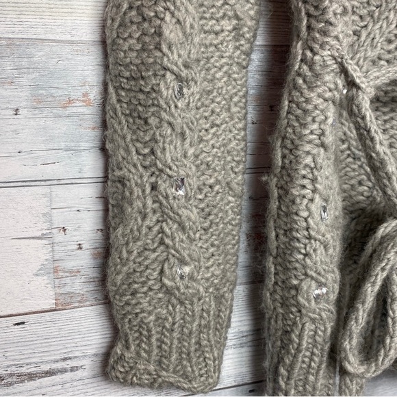 Victoria Secret Pink rhinestone wool cardigan - Picture 7 of 8